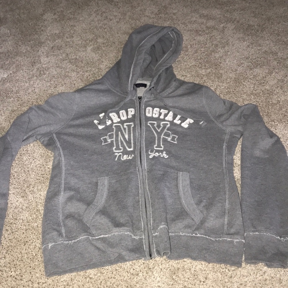 Gray Zip up jacket